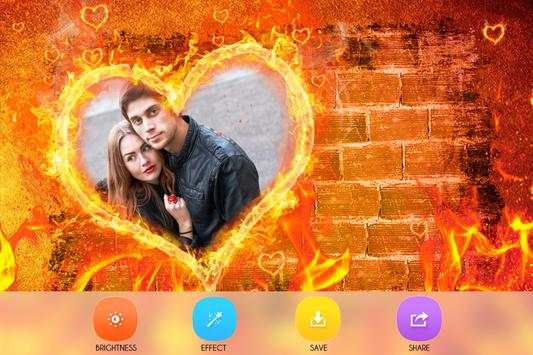 Fire photo frame screenshot 4