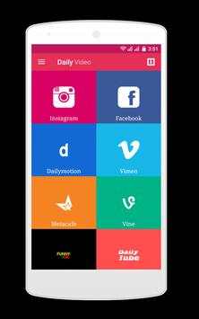 Daily Video Downloader screenshot 1
