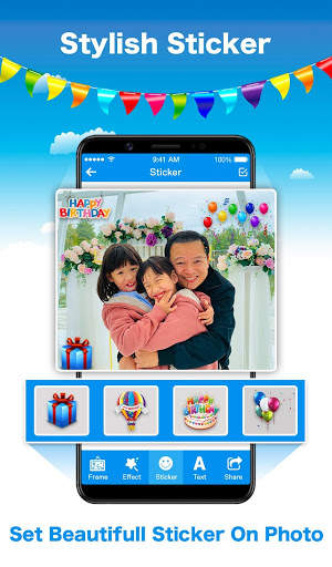 Birthday Photo Editor - Photo on Birthday Cake screenshot 3