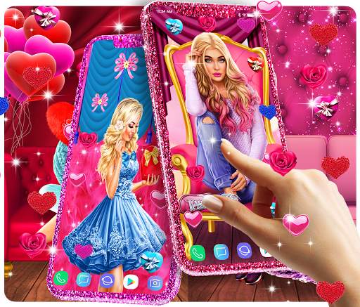Live wallpaper girls screenshot 1