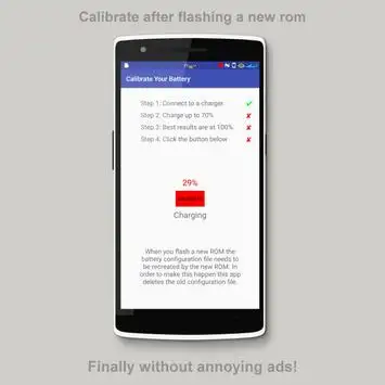 NoAd Battery Calibrator [ROOT] screenshot 1