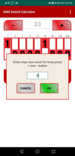 DMX DIP Switch Calculator screenshot 5