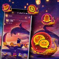 Couple On Sea Boat Theme on 9Apps