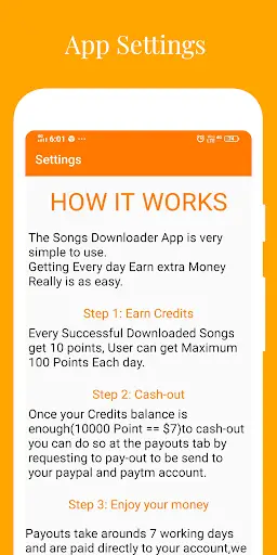 Free Mp3 Download - Money App screenshot 5