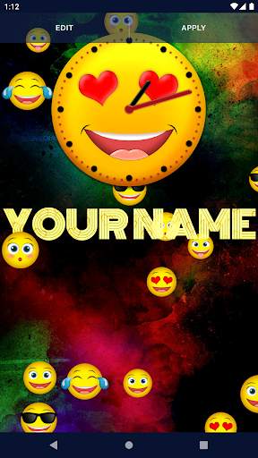 Emoji Clock Live Wallpaper screenshot 2
