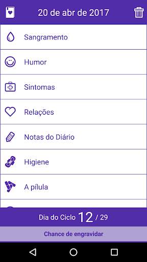 Calendário período adolescente screenshot 6