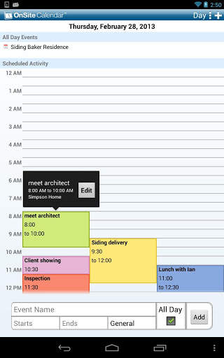 OnSite Calendars screenshot 3