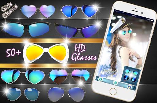 Girls Glasses Photo Editor screenshot 1