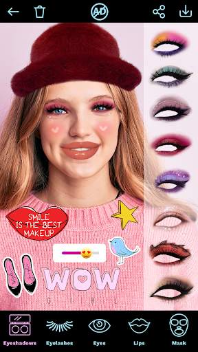 Face beauty makeup camera screenshot 4