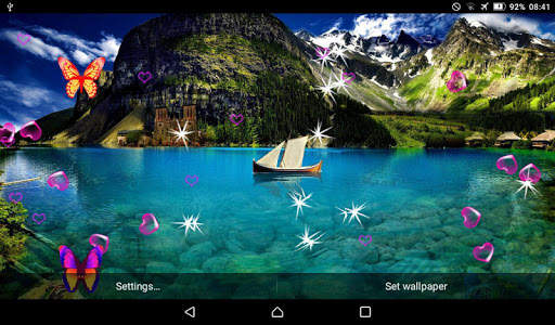 Paradise Live Wallpaper - Screen Lock, Sensor,Auto 3 تصوير الشاشة