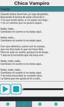 Chica Vampiro musica letras screenshot 3