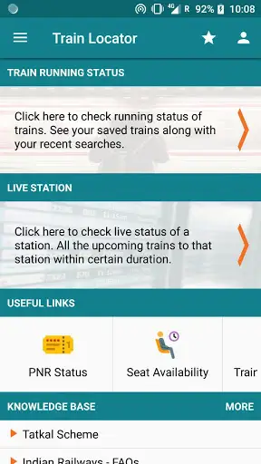 Train Locator - Indian Railways screenshot 1
