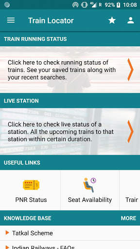 Train Locator - Indian Railways screenshot 1