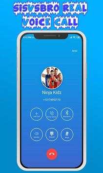 Calling Ninja kids - Call and Chat Simulator screenshot 3