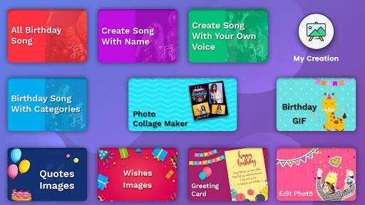 Birthday wishes song photo frame cake on photo screenshot 1