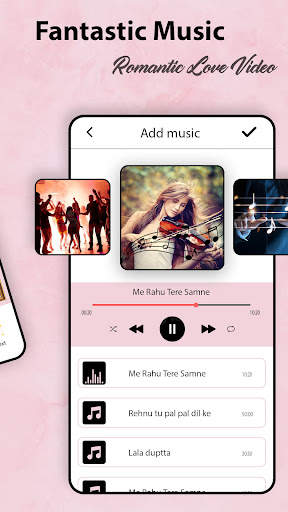 Romantic Love video maker screenshot 2