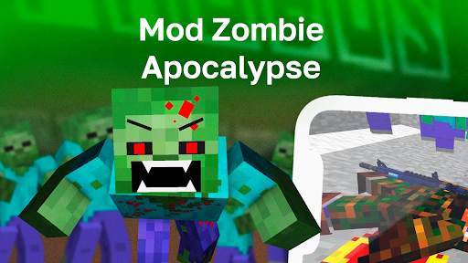 Mod Zombie Apocalypse mcpe screenshot 1