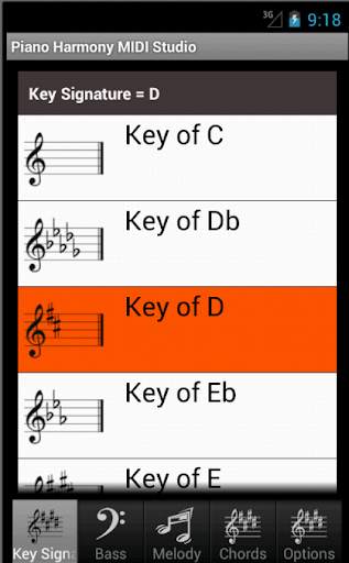 Piano Harmony MIDI Studio Pro 1 تصوير الشاشة