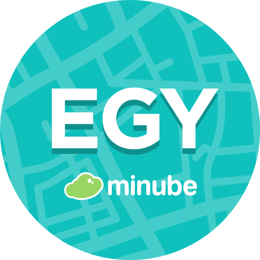 Egypt Travel Guide in English with map icon