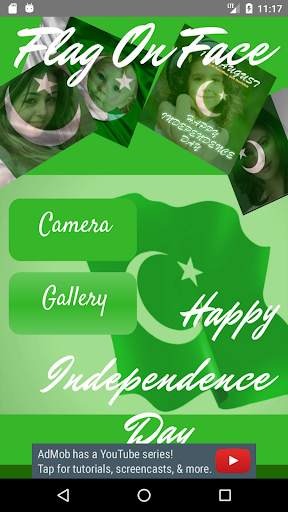 Pakistan Flag on Face Photo Frame screenshot 1