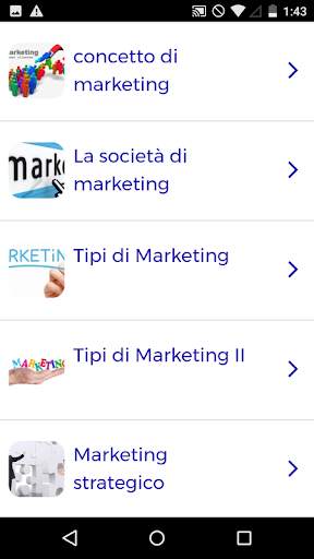 Corso di Marketing screenshot 1