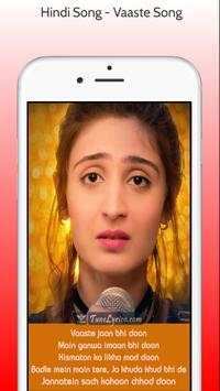 Hindi Song - Vaaste Song screenshot 2