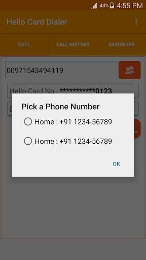 Hello Card Dialer screenshot 9