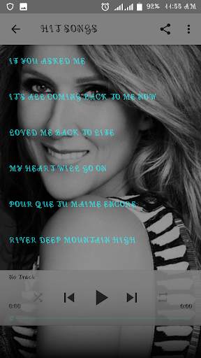 CELINE DION-HIT SONGS & LYRICS screenshot 8