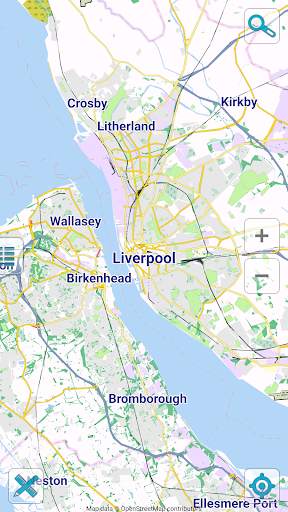 Map of Liverpool offline screenshot 1