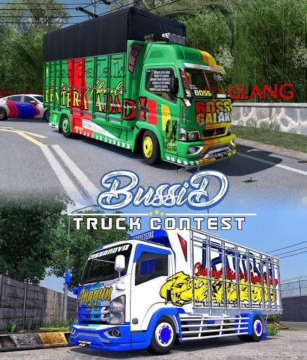Mod Bussid Truk Kontes screenshot 1