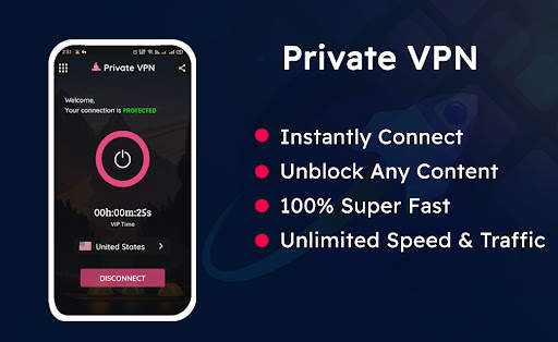 Private VPN - Fast Turbo VPN screenshot 2