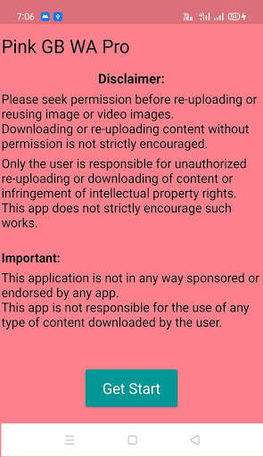 Pink GB WA Pro Wasahp - Status Saver screenshot 1