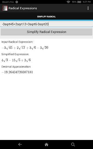 Radical Expressions screenshot 2