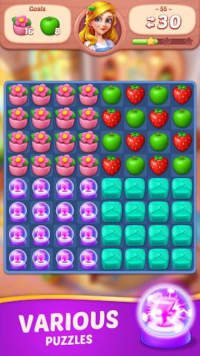 Fruit Diary - Match 3 Games screenshot 5