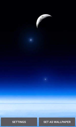 Moon Stars Live Wallpaper screenshot 1