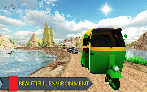 Real Auto tik tik Rikshaw driving screenshot 3