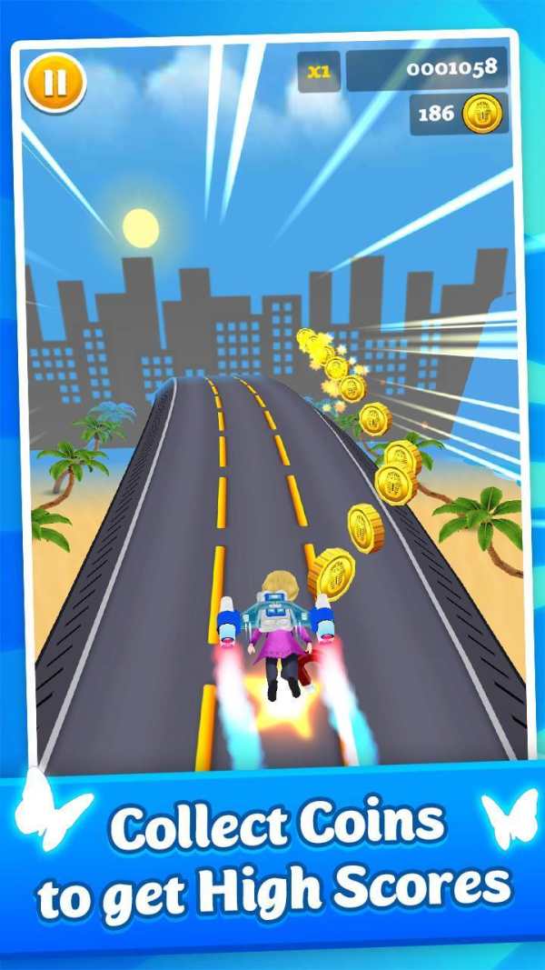 Pink Princess Run - Subway Escape Girl Run Temple screenshot 4
