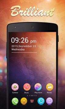 Brilliant GO Launcher Theme screenshot 1