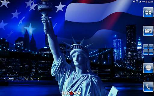 Free Independence Day Go Launcher theme screenshot 14