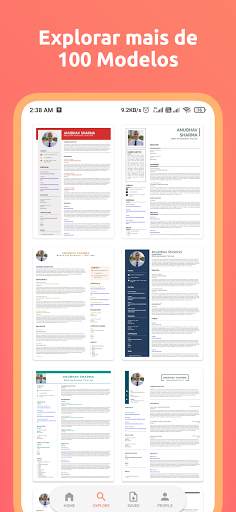 ResumeX: criador currículo cv screenshot 2