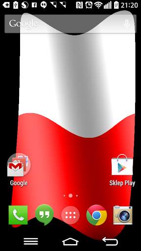 Poland Flag Live Wallpaper screenshot 2