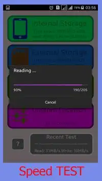 SD Card, Internal & External storage Test Tool screenshot 3