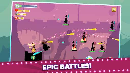 Stickman Archer: The Wizard Fight screenshot 1