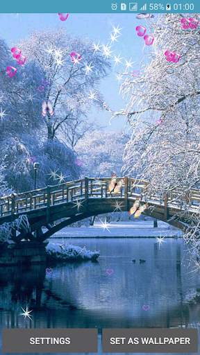 Winter Snow Live Wallpaper screenshot 9