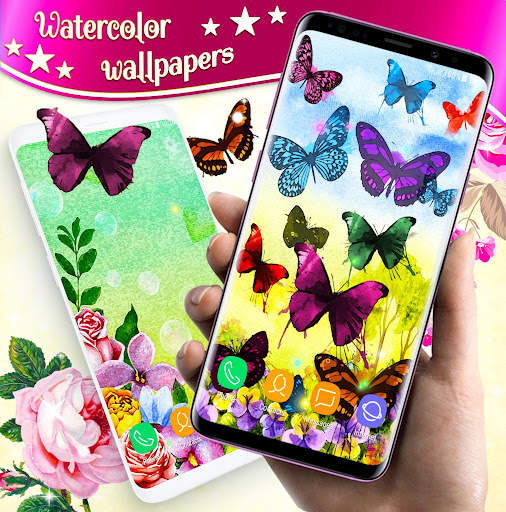 Watercolor Live Wallpapers ❤️ Painting Wallpapers screenshot 2