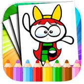 Power Coloring Pages for Girls icon