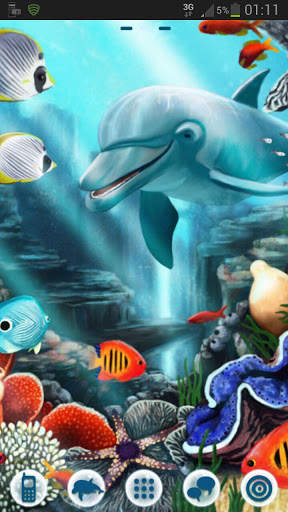 Sea Fish Theme GO Launcher screenshot 1