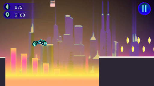 DIGI RACER: motorcycle racing free games screenshot 1
