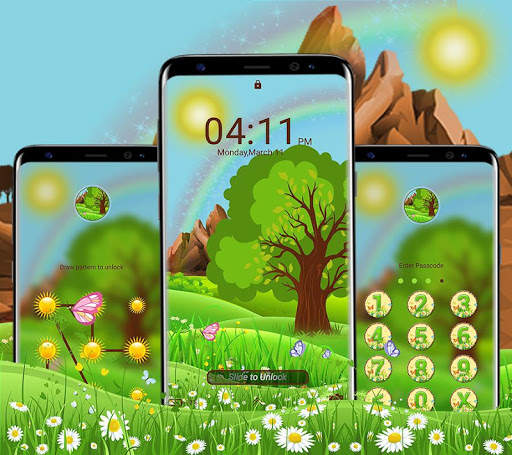 Nature Rainbow Launcher Theme screenshot 3