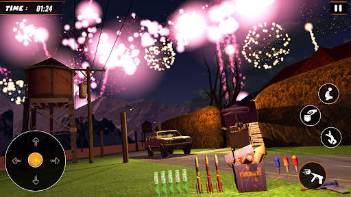 Fireworks Simulator Games 3D screenshot 2